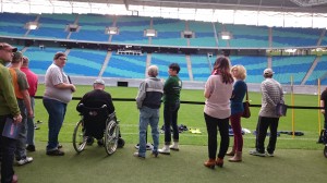 Die Red Bull-Arena in Leipzig