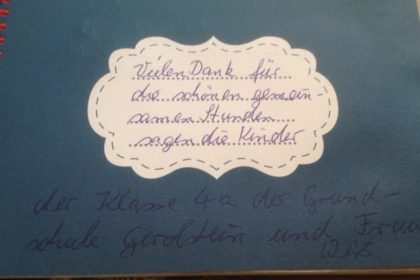 Die Grundschule sagt „DANKE“