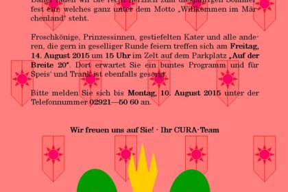 Das große Sommerfest steht vor der Tür!