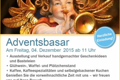 Einladung zum Adventsbasar