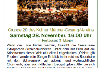 Konzert am 28.11.2015