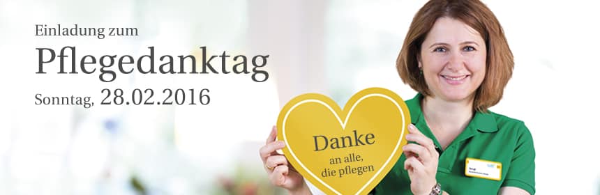 Pflegedanktag am 28.02.2016