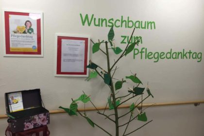 Wunschbaum zum Pflegedanktag