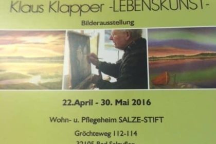 Bilderausstellung von Klaus Klapper