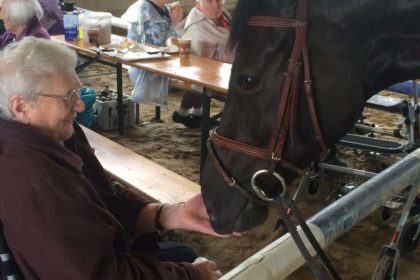 Katharinenstift-Senioren besuchen Reitstall