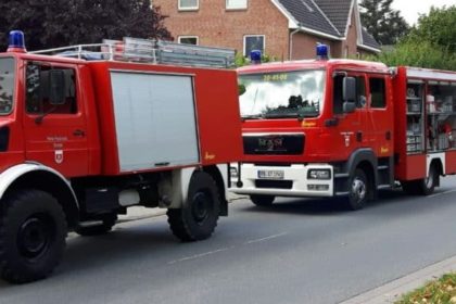 FEUERALARM WAR ZUM GLÜCK NUR ÜBUNG