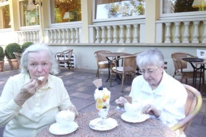 Eis Essen im Hotel Atlantik