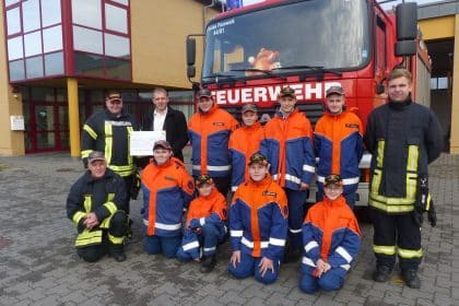 Cura Seniorencentrum Pasewalk unterstützt Jugendfeuerwehr in Pasewalk