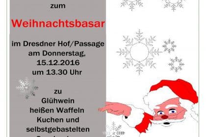 Weihnachtsbasar im Dresdner Hof