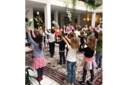 Besuch der Musik-Kinder