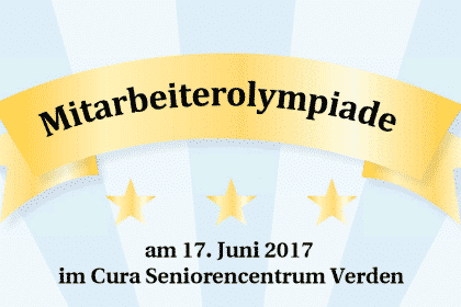 Highlight des Sommers: Mitarbeiter-Olympiade in Verden am 17.06.2017