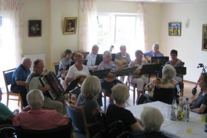 Besuch des Mandolinen- und Gitarrenkreises