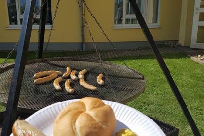 Grillen mit Bewohner