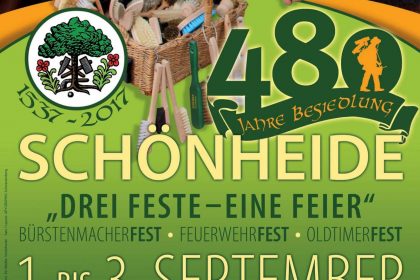 480 Jahre Schönheide – „Drei Feste – Eine Feier“