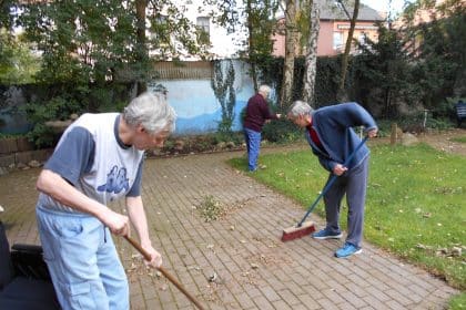 Heute stand Gartenarbeit auf dem Programm