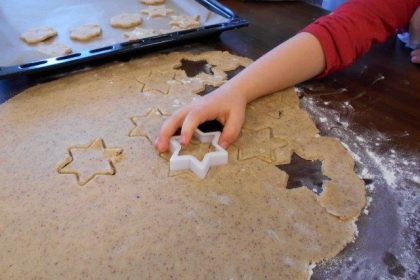 Wir backen Plätzchen