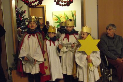 Die Sternsinger waren schon da!