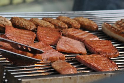 Beim Grillfest wurde uns eingeheizt