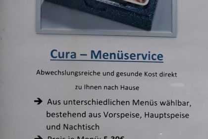 Welches Menü hätten sie gerne?