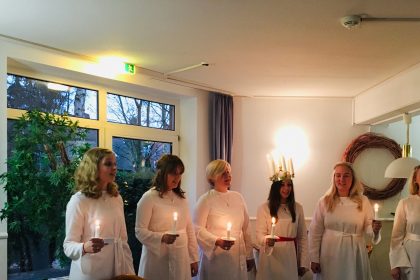 Weihnachtliche Melodien aus Schweden – Sancta Lucia aus Göteborg bei uns im Hause