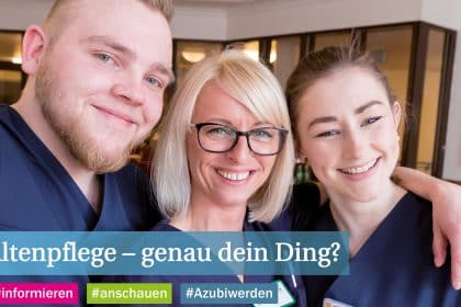 Altenpflege – dein Ding?