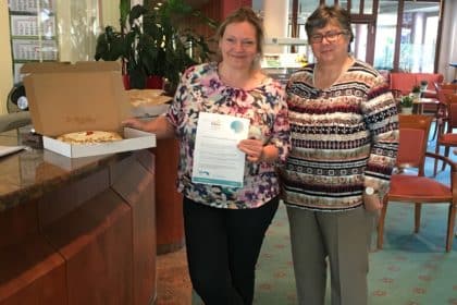 „Süßes Dankeschön“ in Form einer Kuchenspende vom Café Yellow in Leipzig