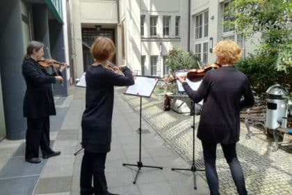 Das Gewandhausorchester Leipzig besuchte den Dresdner Hof