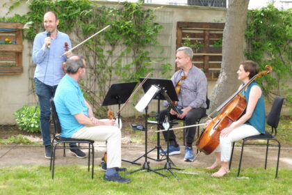 Gartenkonzert mit Streichquartett des Leipziger Gewandhauses im Maximilianstift