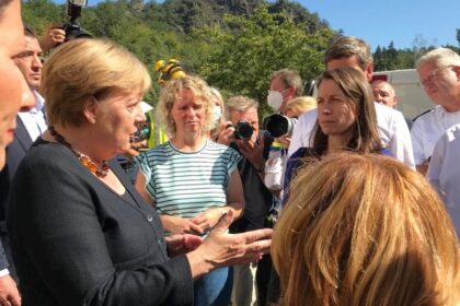 Frau Merkel zu Besuch in Altenahr