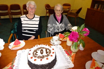 103. Geburtstag gebürtig gefeiert