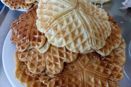 Waffelduft liegt in der Luft