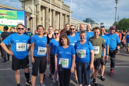 CURA aktiv – 14 Kolleg:innen beim Berliner Firmenlauf