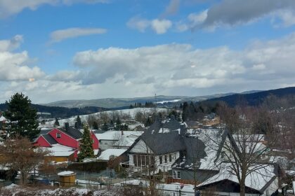 Frühlingsfest mit Schnee