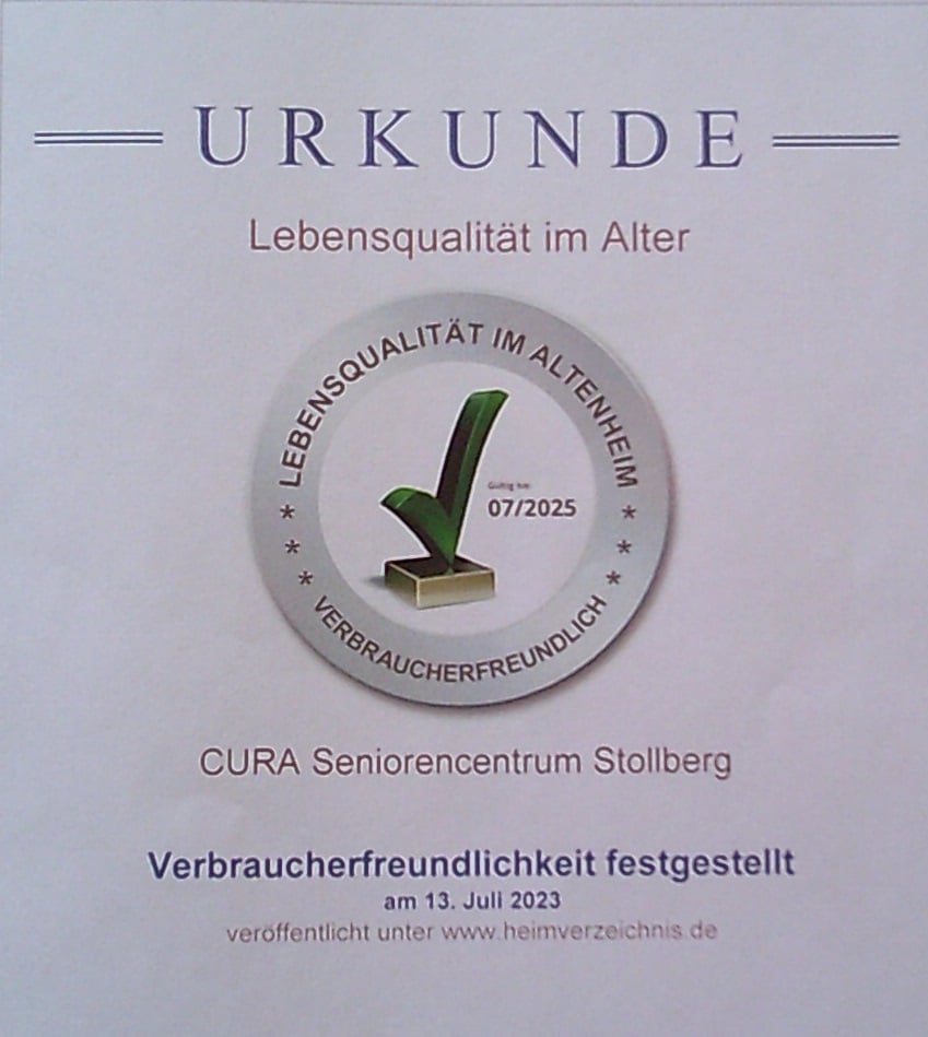 Auszeichnung „Grüner Haken“