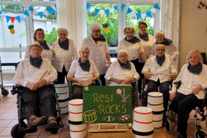 Die „Resi-Rocks“ trommeln wie die Weltmeister