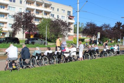 Tag 4 und 5 der Motto-Woche: Straßenbahnrundfahrten ? durch Halle und Schwedeneisbecher ?