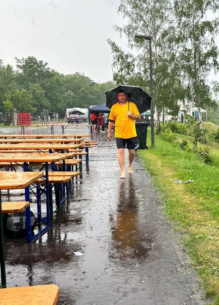 Vom Regen ließen wir uns nicht unterkriegen!